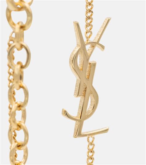 ysl beacelt|YSL interlocking bracelet.